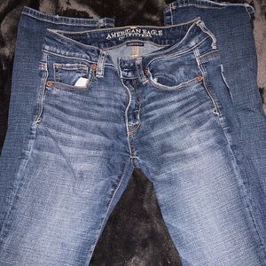 Skinny bootcut jeans